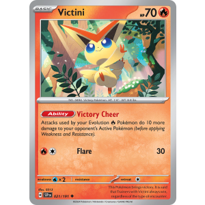 Victini 21/191 Pokemon TCG Scarlet & Violet Surging Sparks