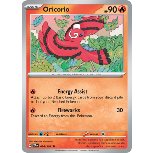 Oricorio 26/191 Pokemon TCG Scarlet & Violet Surging Sparks