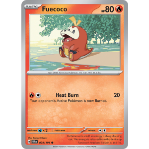 Fuecoco 29/191 Pokemon TCG Scarlet & Violet Surging Sparks