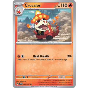 Crocalor 30/191 Pokemon TCG Scarlet & Violet Surging Sparks