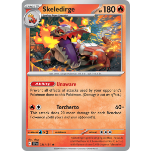 Skeledirge 31/191 Pokemon TCG Scarlet & Violet Surging Sparks