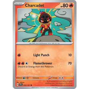 Charcadet 33/191 Pokemon TCG Scarlet & Violet Surging Sparks