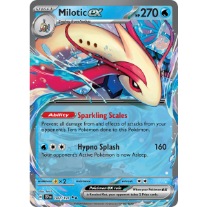 Double Rare Milotic ex 42/191 Pokemon TCG Scarlet & Violet Surging Sparks