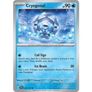 Cryogonal 47/191 Pokemon TCG Scarlet & Violet Surging Sparks