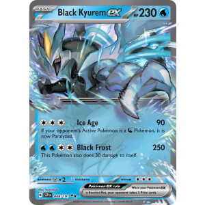 Double Rare Black Kyurem ex 48/191 Pokemon TCG Scarlet & Violet Surging Sparks