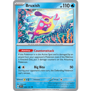 Bruxish 49/191 Pokemon TCG Scarlet & Violet Surging Sparks