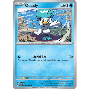 Quaxly 50/191 Pokemon TCG Scarlet & Violet Surging Sparks