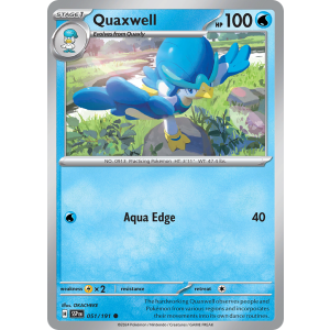 Quaxwell 51/191 Pokemon TCG Scarlet & Violet Surging Sparks