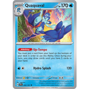 Quaquaval 52/191 Pokemon TCG Scarlet & Violet Surging Sparks