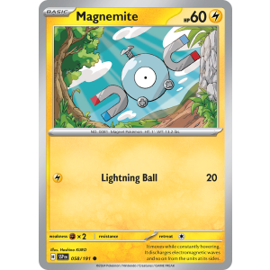 Magnemite 58/191 Pokemon TCG Scarlet & Violet Surging Sparks