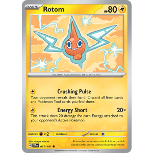 Rotom 61/191 Pokemon TCG Scarlet & Violet Surging Sparks