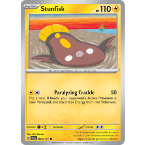 Stunfisk 64/191 Pokemon TCG Scarlet & Violet Surging Sparks