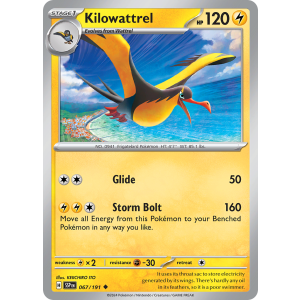 Kilowattrel 67/191 Pokemon TCG Scarlet & Violet Surging Sparks