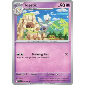 Togetic 71/191 Pokemon TCG Scarlet & Violet Surging Sparks