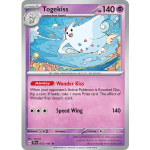 Togekiss 72/191 Pokemon TCG Scarlet & Violet Surging Sparks