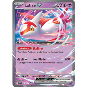 Double Rare Latias ex 76/191 Pokemon TCG Scarlet & Violet Surging Sparks