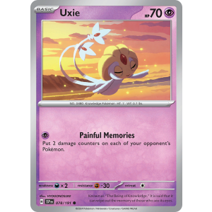 Uxie 78/191 Pokemon TCG Scarlet & Violet Surging Sparks