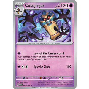 Cofagrigus 83/191 Pokemon TCG Scarlet & Violet Surging Sparks