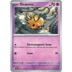 Dedenne 87/191 Pokemon TCG Scarlet & Violet Surging Sparks