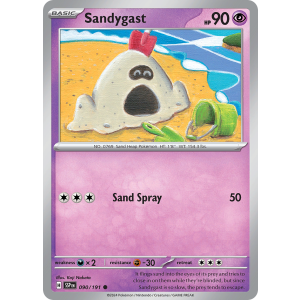 Sandygast 90/191 Pokemon TCG Scarlet & Violet Surging Sparks