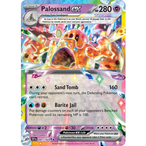 Double Rare Palossand ex 91/191 Pokemon TCG Scarlet & Violet Surging Sparks