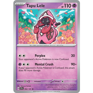 Tapu Lele 92/191 Pokemon TCG Scarlet & Violet Surging Sparks