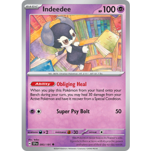 Indeedee 93/191 Pokemon TCG Scarlet & Violet Surging Sparks