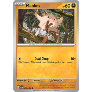 Mankey 98/191 Pokemon TCG Scarlet & Violet Surging Sparks