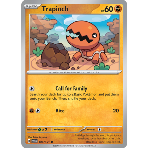 Trapinch 104/191 Pokemon TCG Scarlet & Violet Surging Sparks