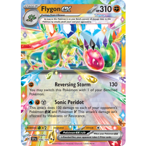 Double Rare Flygon ex 106/191 Pokemon TCG Scarlet & Violet Surging Sparks