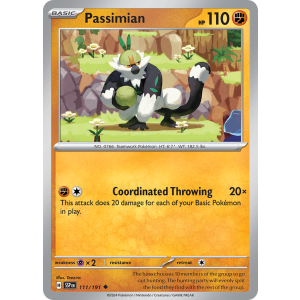 Passimian 111/191 Pokemon TCG Scarlet & Violet Surging Sparks