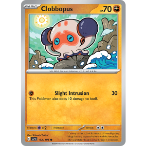 Clobbopus 112/191 Pokemon TCG Scarlet & Violet Surging Sparks