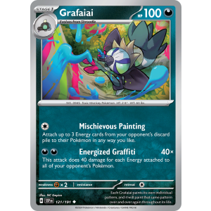 Grafaiai 121/191 Pokemon TCG Scarlet & Violet Surging Sparks