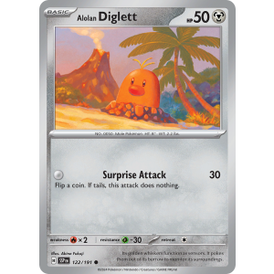 Alolan Diglett 122/191 Pokemon TCG Scarlet & Violet Surging Sparks