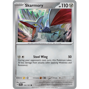 Skarmory 124/191 Pokemon TCG Scarlet & Violet Surging Sparks