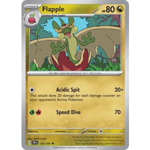 Flapple 139/191 Pokemon TCG Scarlet & Violet Surging Sparks