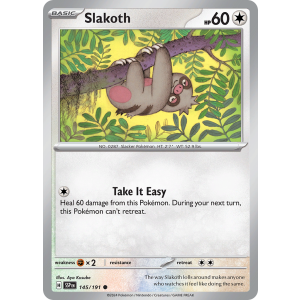 Slakoth 145/191 Pokemon TCG Scarlet & Violet Surging Sparks