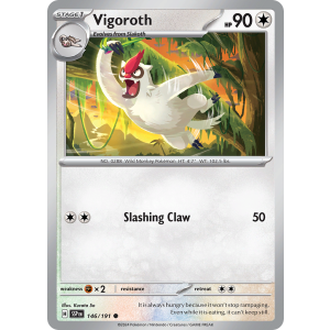 Vigoroth 146/191 Pokemon TCG Scarlet & Violet Surging Sparks