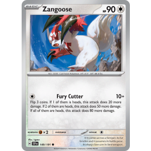 Zangoose 149/191 Pokemon TCG Scarlet & Violet Surging Sparks