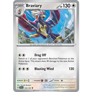 Braviary 153/191 Pokemon TCG Scarlet & Violet Surging Sparks