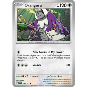 Oranguru 156/191 Pokemon TCG Scarlet & Violet Surging Sparks