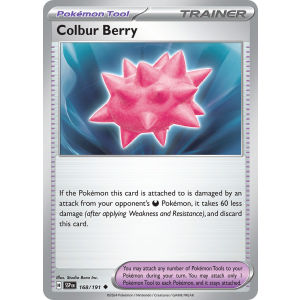 Colbur Berry 168/191 Pokemon TCG Scarlet & Violet Surging Sparks