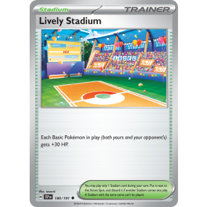 Lively Stadium 180/191 Pokemon TCG Scarlet & Violet Surging Sparks