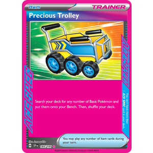 ACE SPEC Rare Precious Trolley 185/191 Pokemon TCG Scarlet & Violet Surging Sparks