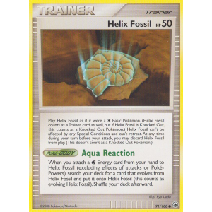 Helix Fossil 91/100 Pokemon TCG Diamond & Pearl Majestic Dawn