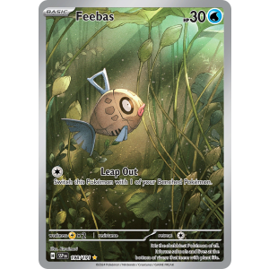 Illustration Rare Feebas 198/191 Pokemon TCG Scarlet & Violet Surging Sparks