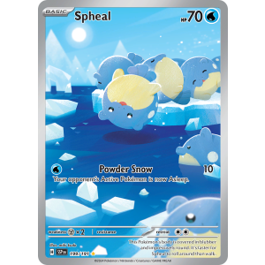 Illustration Rare Spheal 199/191 Pokemon TCG Scarlet & Violet Surging Sparks