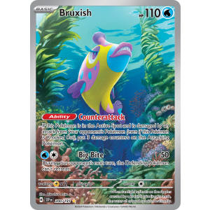 Illustration Rare Bruxish 200/191 Pokemon TCG Scarlet & Violet Surging Sparks