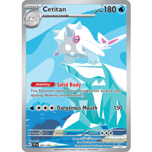 Illustration Rare Cetitan 201/191 Pokemon TCG Scarlet & Violet Surging Sparks