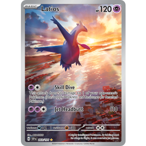 Illustration Rare Latios 203/191 Pokemon TCG Scarlet & Violet Surging Sparks